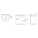 Umywalka Nablatowa 600x340 mm Z Powłoką LCC Living Square Biały H8114344001121 Laufen Umywalka Nablatowa 600x340 mm Z Powłoką LCC Living Square Biały H8114344001121 Laufen