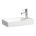 Mała Umywalka Ścienna Z Półką Po Prawej Stronie 460x235 mm Meda Biały H8151130001141 Laufen Mała Umywalka Ścienna Z Półką Po Prawej Stronie 460x235 mm Meda Biały H8151130001141 Laufen