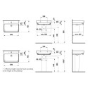 Umywalka Ścienna 600x465 mm Pro S Biały H8109630001041 Laufen Umywalka Ścienna 600x465 mm Pro S Biały H8109630001041 Laufen