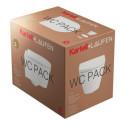 Zestaw 3w1 Miska WC Podwieszana Rimless Compacto 490x370 mm + Deska WC Wolnoopadająca + Mata Kartell Biały H8663330000001 Laufen Zestaw 3w1 Miska WC Podwieszana Rimless Compacto 490x370 mm + Deska WC Wolnoopadająca + Mata Kartell Biały H8663330000001 Laufen