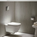 Zestaw 3w1 Miska WC Podwieszana Silent Flush 540x360 mm + Deska WC Wolnoopadająca + Mata Meda Biały H8661100000001 Laufen Zestaw 3w1 Miska WC Podwieszana Silent Flush 540x360 mm + Deska WC Wolnoopadająca + Mata Meda Biały H8661100000001 Laufen