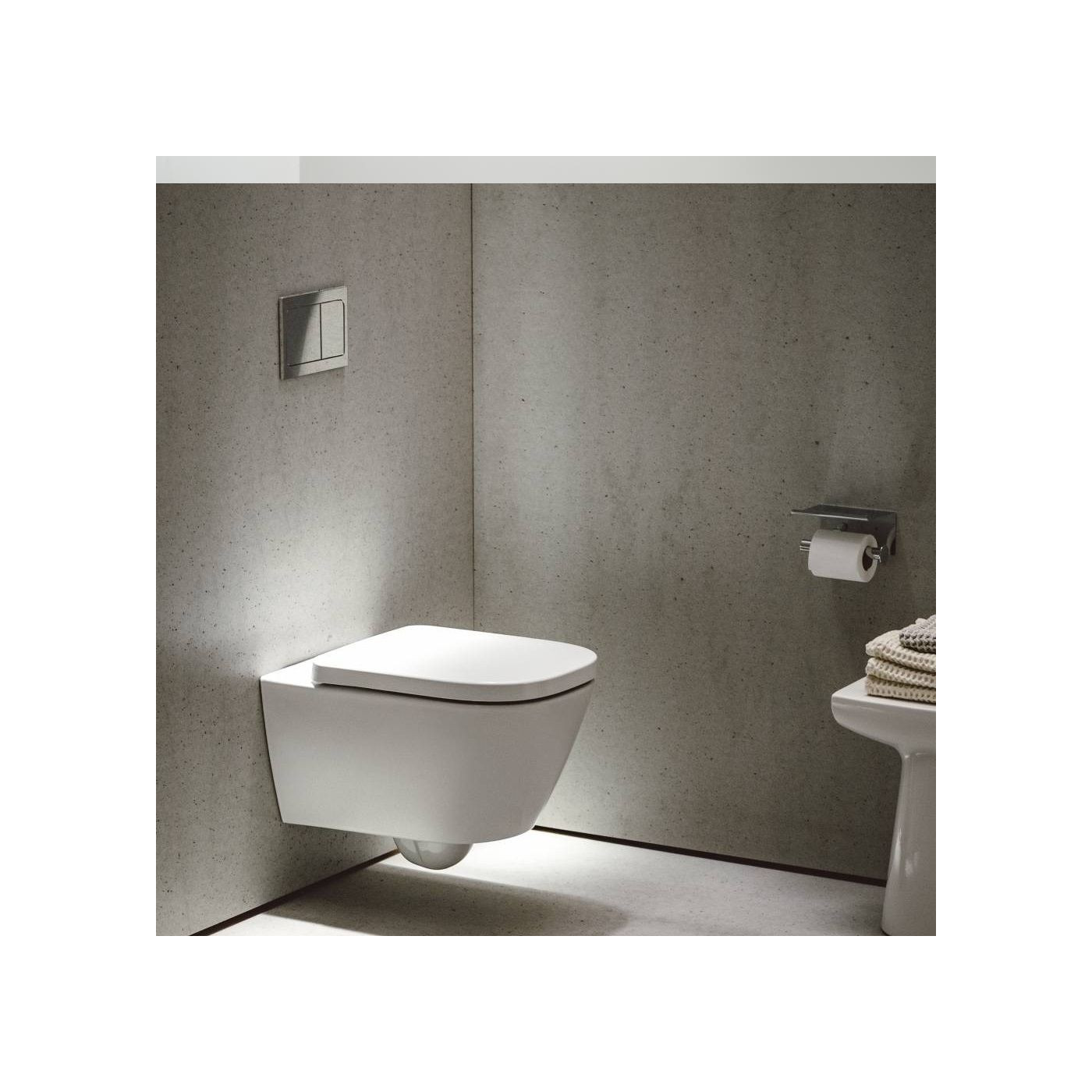 Zestaw 3w1 Miska WC Podwieszana Silent Flush 540x360 mm + Deska WC Wolnoopadająca + Mata Meda Biały H8661100000001 Laufen Zestaw 3w1 Miska WC Podwieszana Silent Flush 540x360 mm + Deska WC Wolnoopadająca + Mata Meda Biały H8661100000001 Laufen