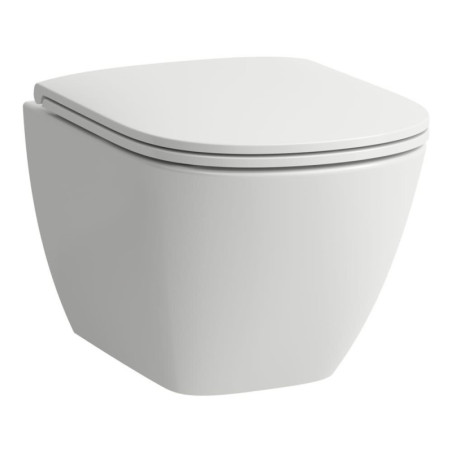 Miska WC Podwieszana Advanced Rimless Compacto 490x360 mm Lua Biały H8200830000001 Laufen
