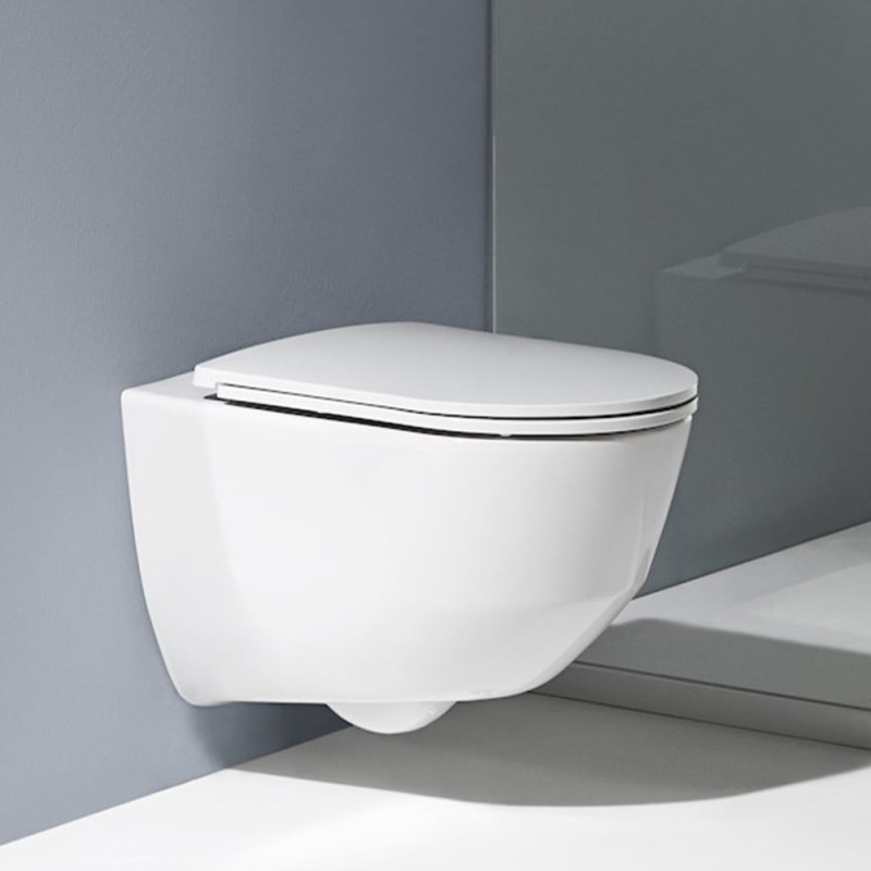 Miska WC Podwieszana Rimless Z Powłoką LCC 360x530 mm Pro A Biały H8209664000001 Laufen Miska WC Podwieszana Rimless Z Powłoką LCC 360x530 mm Pro A Biały H8209664000001 Laufen