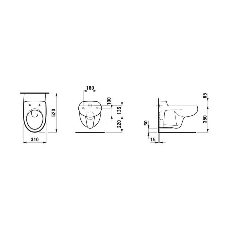 Miska WC Podwieszana Dla Dzieci 310x520 mm FloraKids Biały H8200310000001 Laufen Miska WC Podwieszana Dla Dzieci 310x520 mm FloraKids Biały H8200310000001 Laufen