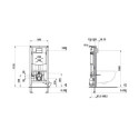 Stelaż Podtynkowy Do Misek WC Podwieszanych I Toalet Myjących Spłukiwanie 6/3L Ineo H9201150000001 Laufen Stelaż Podtynkowy Do Misek WC Podwieszanych I Toalet Myjących Spłukiwanie 6/3L Ineo H9201150000001 Laufen