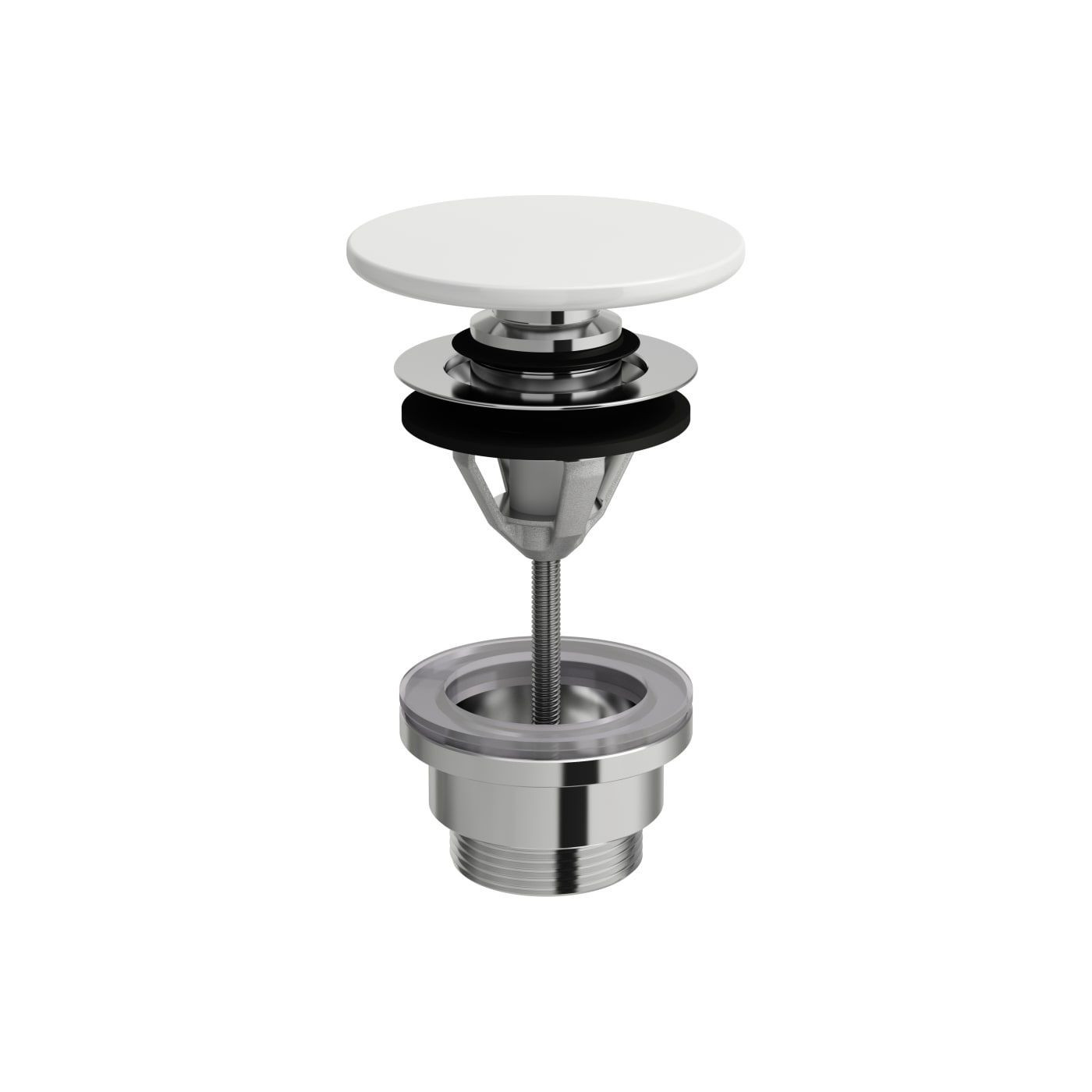 Korek Typu Klik-Klak Z Ceramiczną Osłoną Odpływu Biały H8991860000001 Laufen Korek Typu Klik-Klak Z Ceramiczną Osłoną Odpływu Biały H8991860000001 Laufen