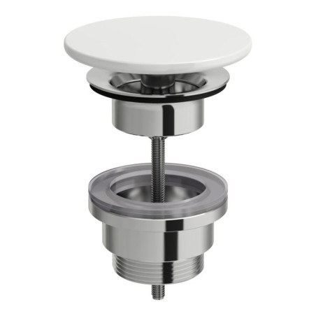 Korek Niezamykany Z Ceramiczną Osłoną Odpływu Wykonaną Z Saphirkeramik Biały H8981880000001 Laufen