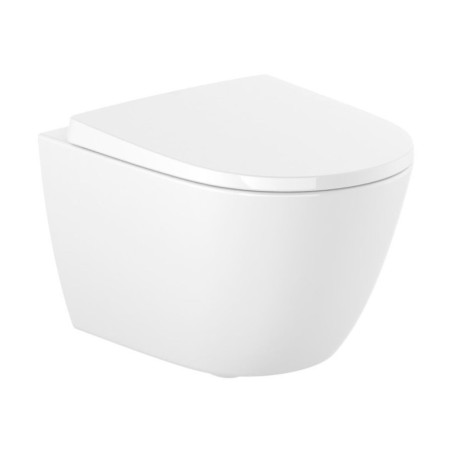 Miska WC Podwieszana Rimles Compacto Z Deską Wolnoopadającą Ona Pack A34H689000 Roca