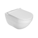 Miska WC Podwieszana Rimles Z Deską Wolnoopadającą Slim Hebe Pack A34H138000 Roca Miska WC Podwieszana Rimles Z Deską Wolnoopadającą Slim Hebe Pack A34H138000 Roca