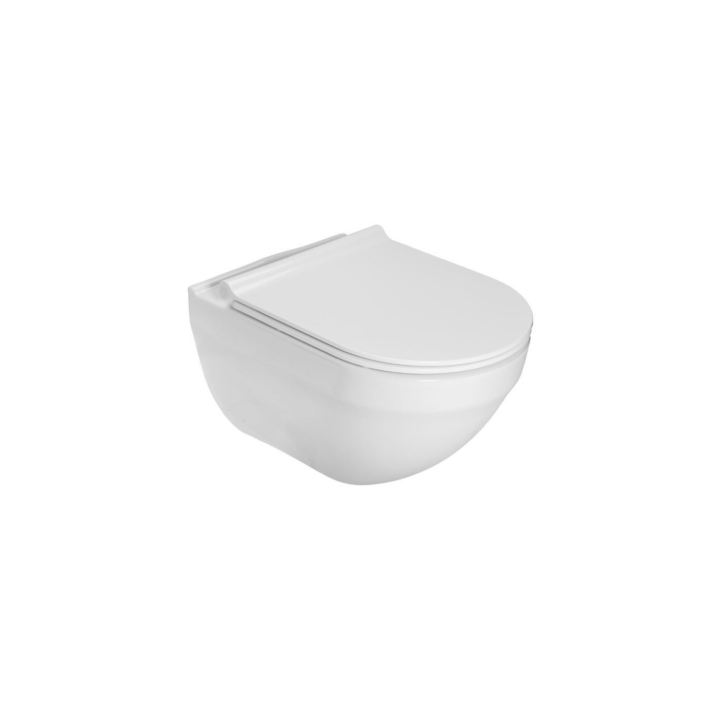 Miska WC Podwieszana Rimles Z Deską Wolnoopadającą Slim Hebe Pack A34H138000 Roca Miska WC Podwieszana Rimles Z Deską Wolnoopadającą Slim Hebe Pack A34H138000 Roca