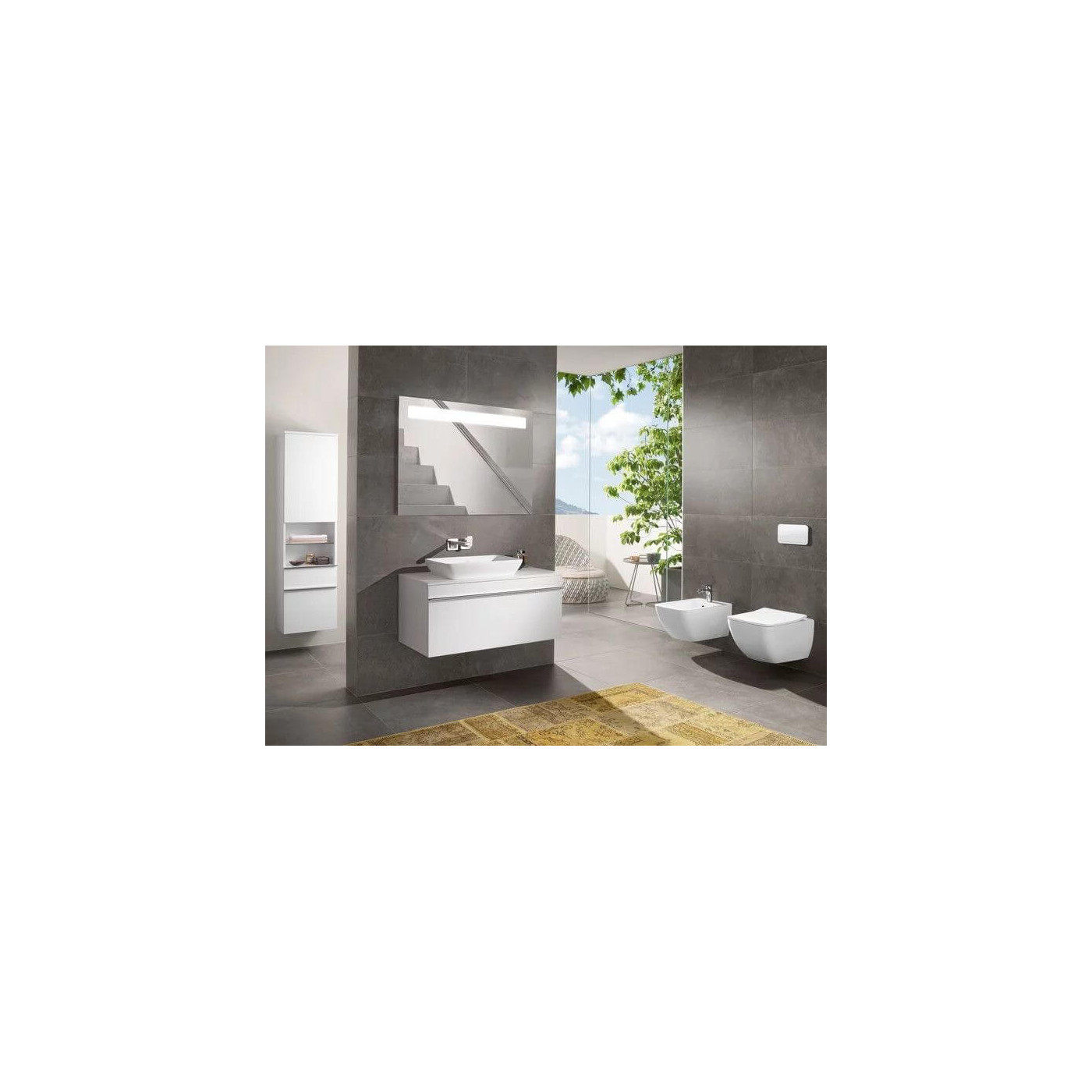 Miska WC Wisząca Bezrantowa Venticello 56x37 Z Deską Wolnoopadającą 4611RS01 Villeroy&Boch Miska WC Wisząca Bezrantowa Venticello 56x37 Z Deską Wolnoopadającą 4611RS01 Villeroy&Boch