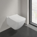 Miska WC Wisząca Bezrantowa Venticello 56x37 Z Deską Wolnoopadającą 4611RS01 Villeroy&Boch Miska WC Wisząca Bezrantowa Venticello 56x37 Z Deską Wolnoopadającą 4611RS01 Villeroy&Boch