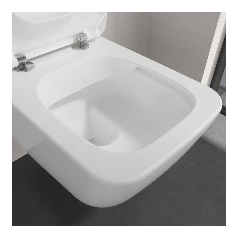 Miska WC Wisząca Bezrantowa Venticello 56x37 Z Deską Wolnoopadającą 4611RS01 Villeroy&Boch Miska WC Wisząca Bezrantowa Venticello 56x37 Z Deską Wolnoopadającą 4611RS01 Villeroy&Boch