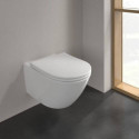 Miska WC Wisząca Universo TwistFlush 56x37 Z Deską Wolnopadającą Combi-Pack 4670T901 Villeroy&Boch Miska WC Wisząca Universo TwistFlush 56x37 Z Deską Wolnopadającą Combi-Pack 4670T901 Villeroy&Boch