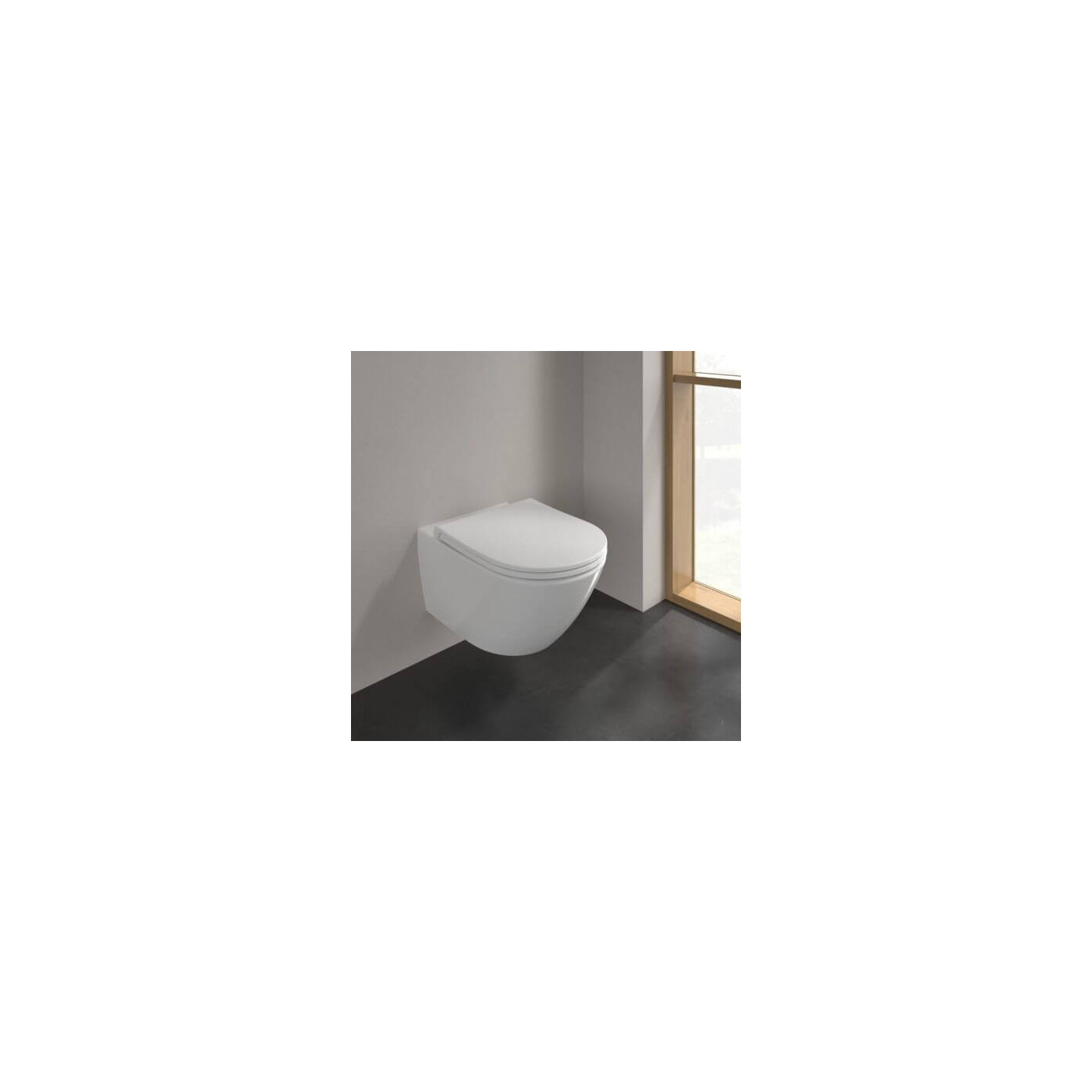 Miska WC Wisząca Universo TwistFlush 56x37 Z Deską Wolnopadającą Combi-Pack 4670T901 Villeroy&Boch Miska WC Wisząca Universo TwistFlush 56x37 Z Deską Wolnopadającą Combi-Pack 4670T901 Villeroy&Boch