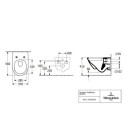 Miska WC Wisząca Universo TwistFlush 56x37 Z Deską Wolnopadającą Combi-Pack 4670T901 Villeroy&Boch Miska WC Wisząca Universo TwistFlush 56x37 Z Deską Wolnopadającą Combi-Pack 4670T901 Villeroy&Boch