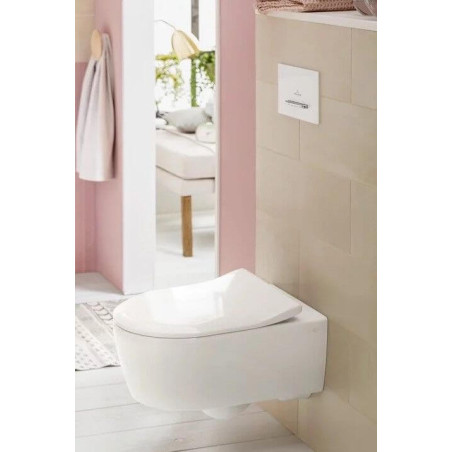 Miska WC Avento CeramicPlus Z Deską Wolnoopadającą Weiss Alpin 5656RSR1 Villeroy&Boch