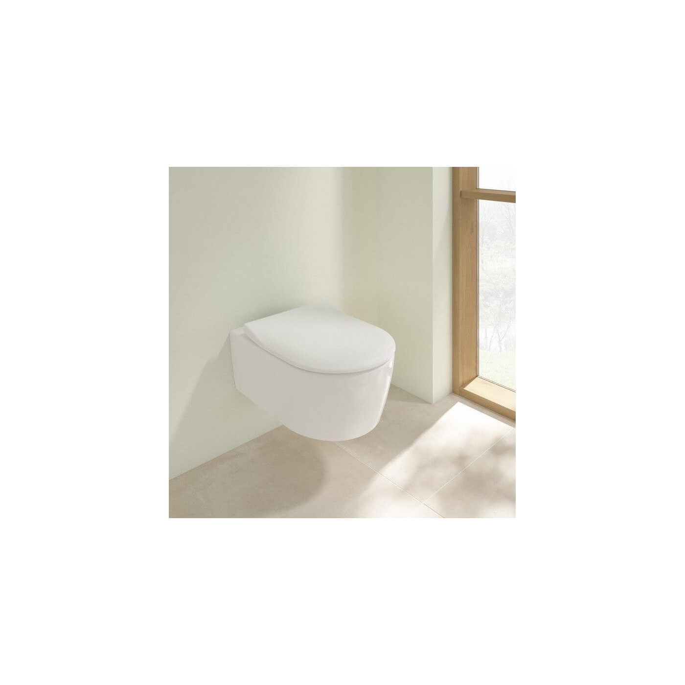 Miska WC Avento CeramicPlus Z Deską Wolnoopadającą Weiss Alpin 5656RSR1 Villeroy&Boch Miska WC Avento CeramicPlus Z Deską Wolnoopadającą Weiss Alpin 5656RSR1 Villeroy&Boch