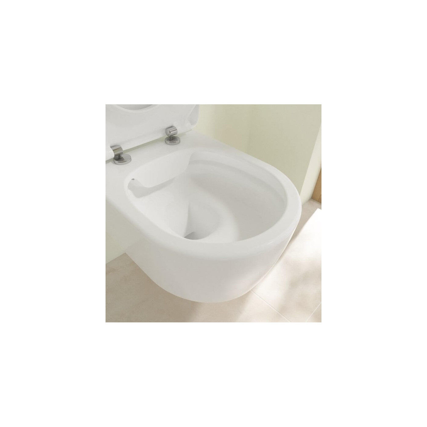 Miska WC Avento CeramicPlus Z Deską Wolnoopadającą Weiss Alpin 5656RSR1 Villeroy&Boch Miska WC Avento CeramicPlus Z Deską Wolnoopadającą Weiss Alpin 5656RSR1 Villeroy&Boch