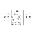 Miska WC Rimless 257709 D-Neo 37x54 Z Deską Wolnoopadającą 45770900A1 Duravit Miska WC Rimless 257709 D-Neo 37x54 Z Deską Wolnoopadającą 45770900A1 Duravit