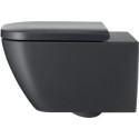 Miska WC Rimless Happy D.2 36,5x54 Anthracite Mat 2222098900 Duravit Miska WC Rimless Happy D.2 36,5x54 Anthracite Mat 2222098900 Duravit