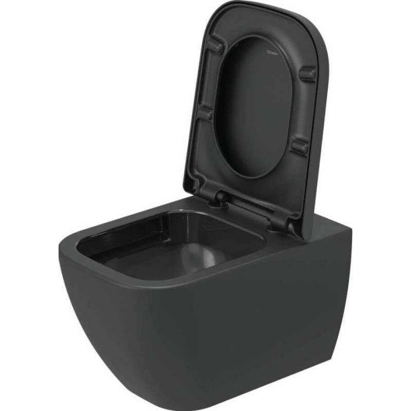 Miska WC Rimless Happy D.2 36,5x54 Anthracite Mat 2222098900 Duravit Miska WC Rimless Happy D.2 36,5x54 Anthracite Mat 2222098900 Duravit