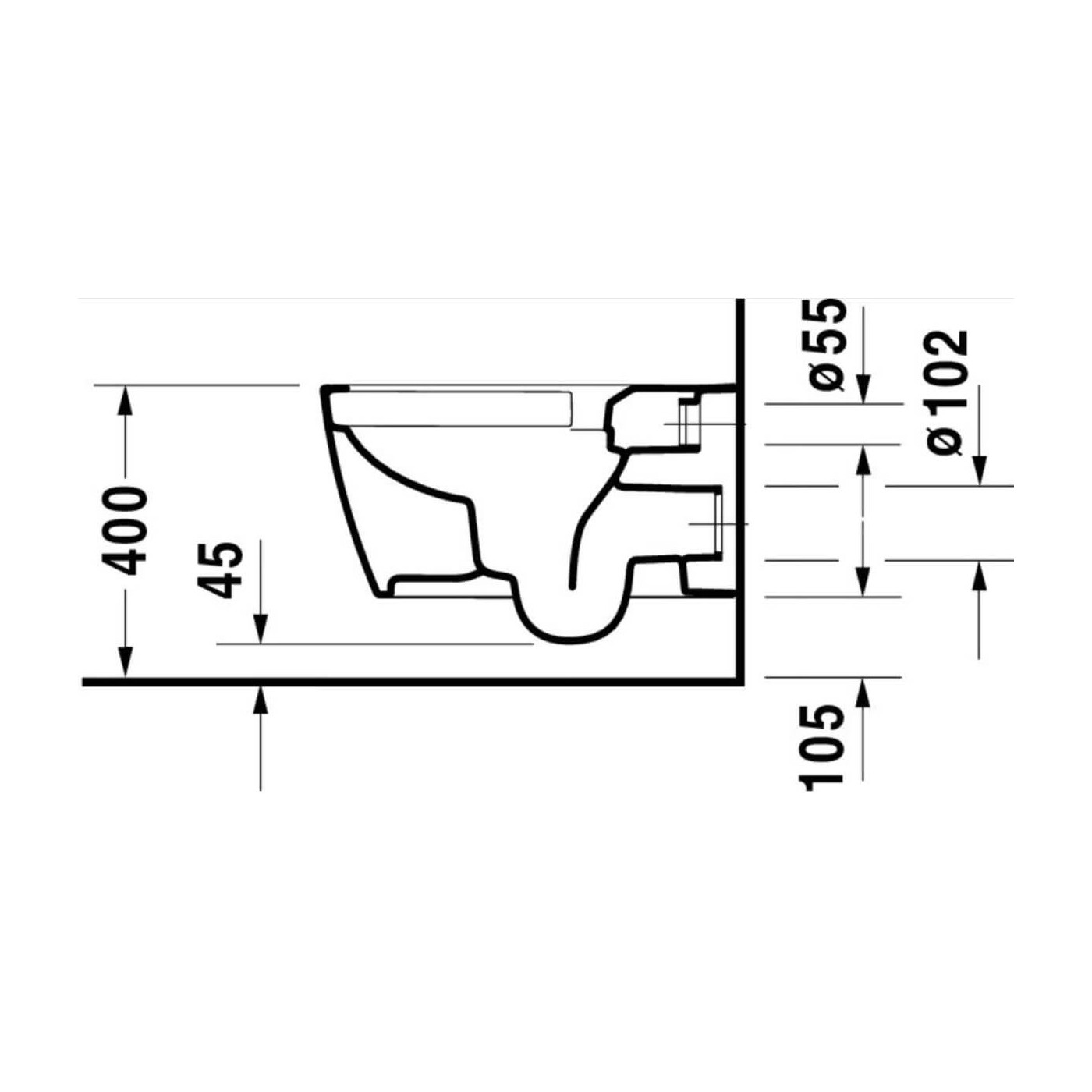 Miska WC Rimless Me By Starck 37x57x44 Z Deską Wolnoopadającą 45290900A1 Duravit Miska WC Rimless Me By Starck 37x57x44 Z Deską Wolnoopadającą 45290900A1 Duravit