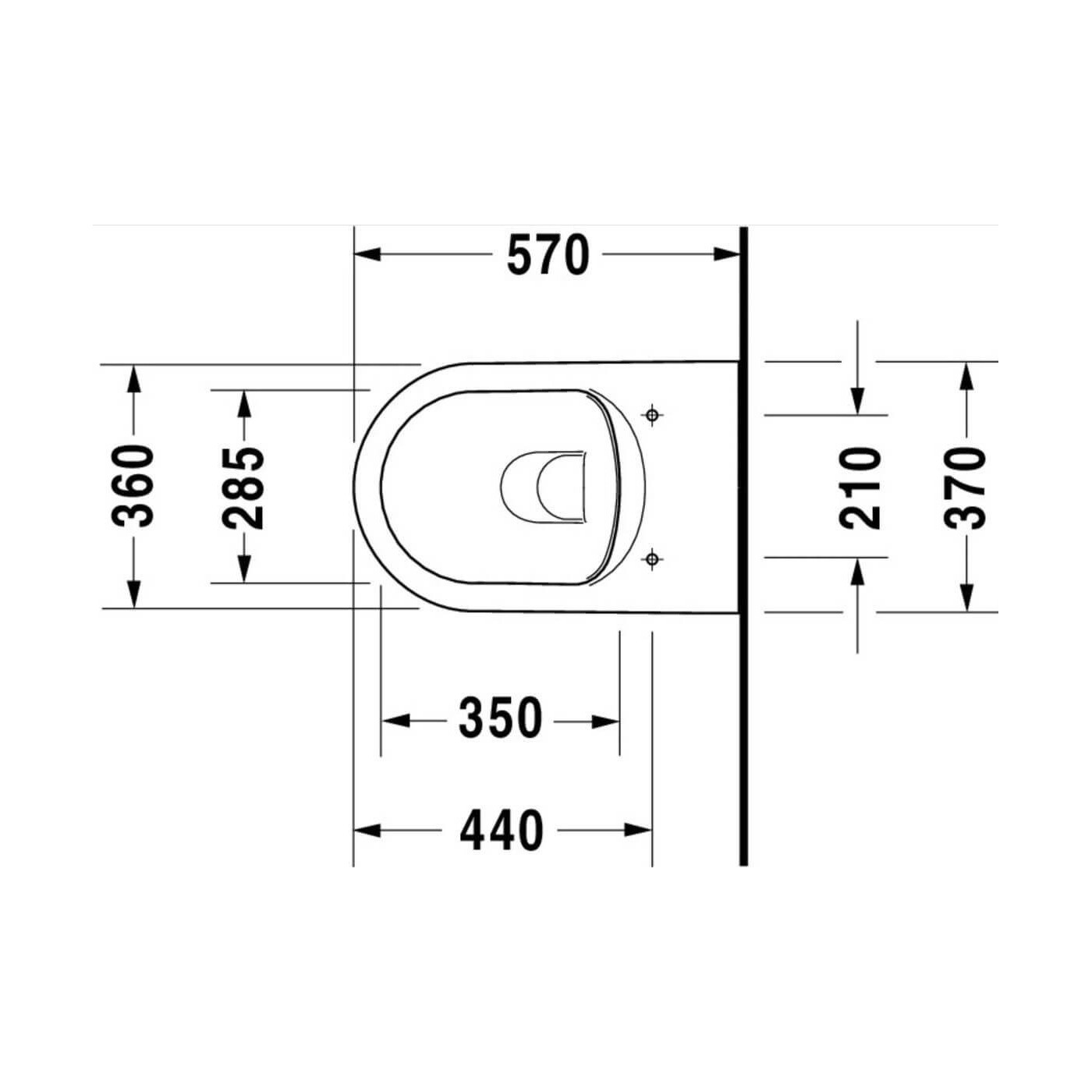 Miska WC Rimless Me By Starck 37x57x44 Z Deską Wolnoopadającą 45290900A1 Duravit Miska WC Rimless Me By Starck 37x57x44 Z Deską Wolnoopadającą 45290900A1 Duravit