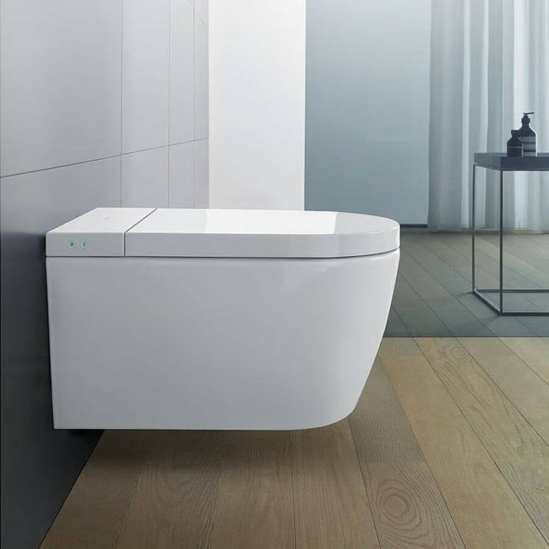 Miska WC Rimless Starck F Lite Z Deską Myjącą 57,5x37,8 650001012004310 Duravit Miska WC Rimless Starck F Lite Z Deską Myjącą 57,5x37,8 650001012004310 Duravit