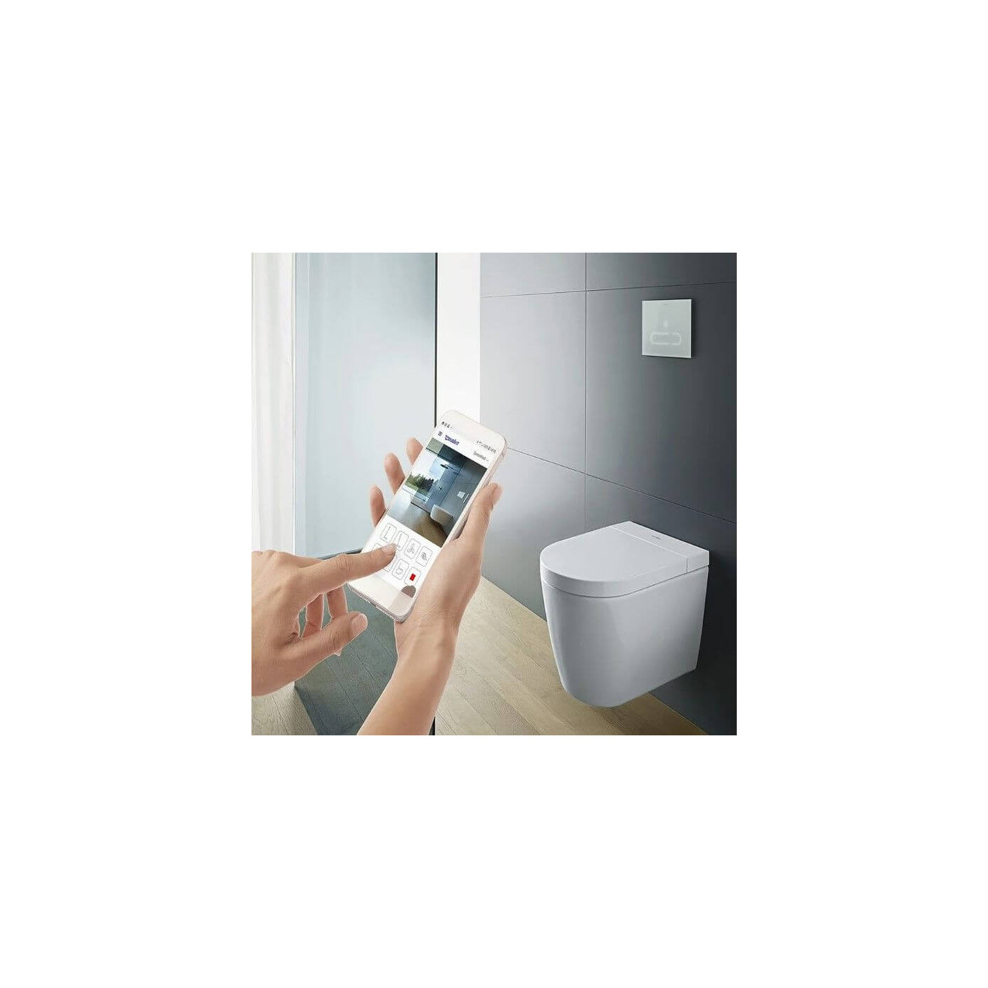 Miska WC Rimless Starck F Lite Z Deską Myjącą 57,5x37,8 650001012004310 Duravit Miska WC Rimless Starck F Lite Z Deską Myjącą 57,5x37,8 650001012004310 Duravit