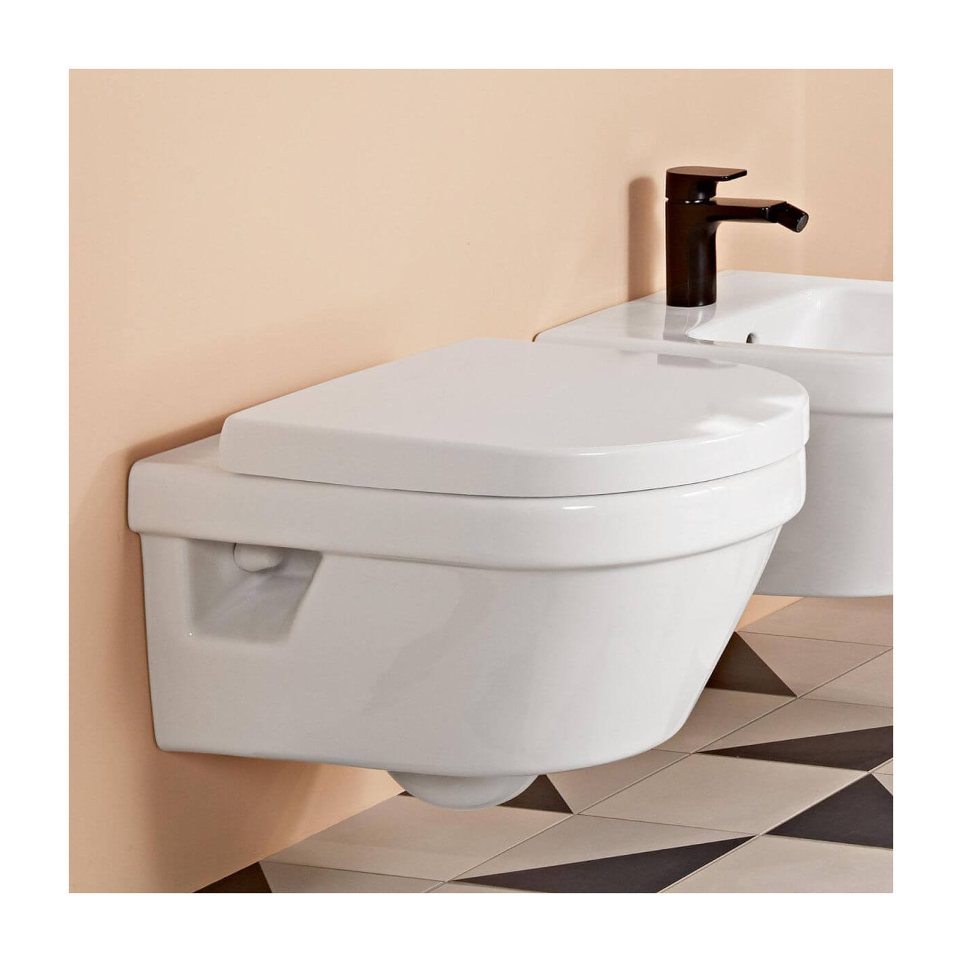 Miska WC Wisząca Architectura Z Powłoką CeramicPlus 37x53 Alpin Weiss 5684R0R1 Villeroy&Boch Miska WC Wisząca Architectura Z Powłoką CeramicPlus 37x53 Alpin Weiss 5684R0R1 Villeroy&Boch
