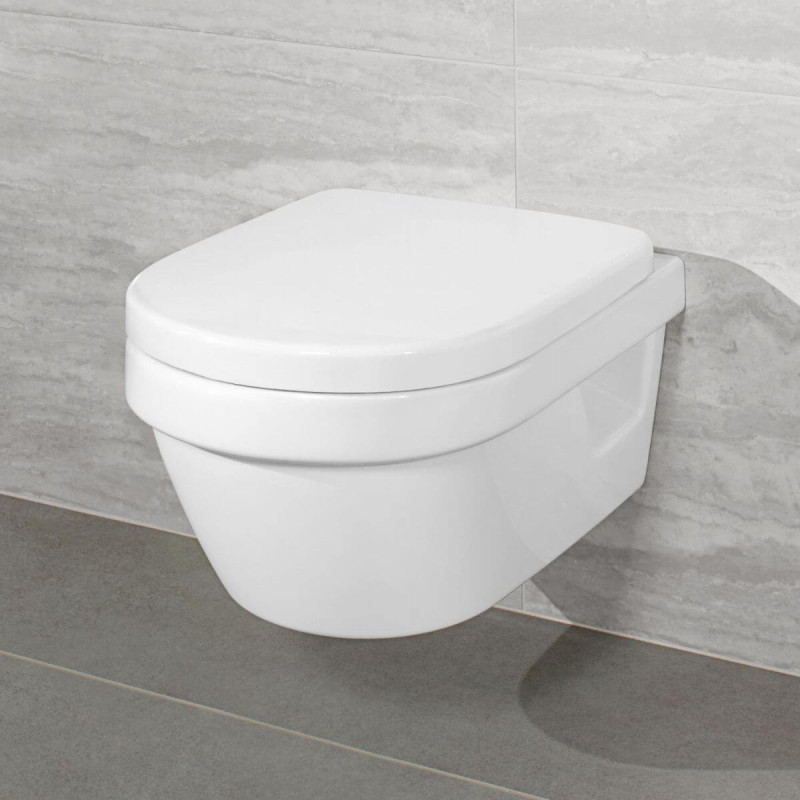 Miska WC Wisząca Architectura Z Powłoką CeramicPlus 37x53 Alpin Weiss 5684R0R1 Villeroy&Boch Miska WC Wisząca Architectura Z Powłoką CeramicPlus 37x53 Alpin Weiss 5684R0R1 Villeroy&Boch