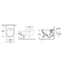 Miska WC Wisząca Architectura Z Powłoką CeramicPlus 37x53 Alpin Weiss 5684R0R1 Villeroy&Boch Miska WC Wisząca Architectura Z Powłoką CeramicPlus 37x53 Alpin Weiss 5684R0R1 Villeroy&Boch