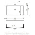 Umywalka Nablatowa Modico 60 cm 350060020010 Marmorin Umywalka Nablatowa Modico 60 cm 350060020010 Marmorin