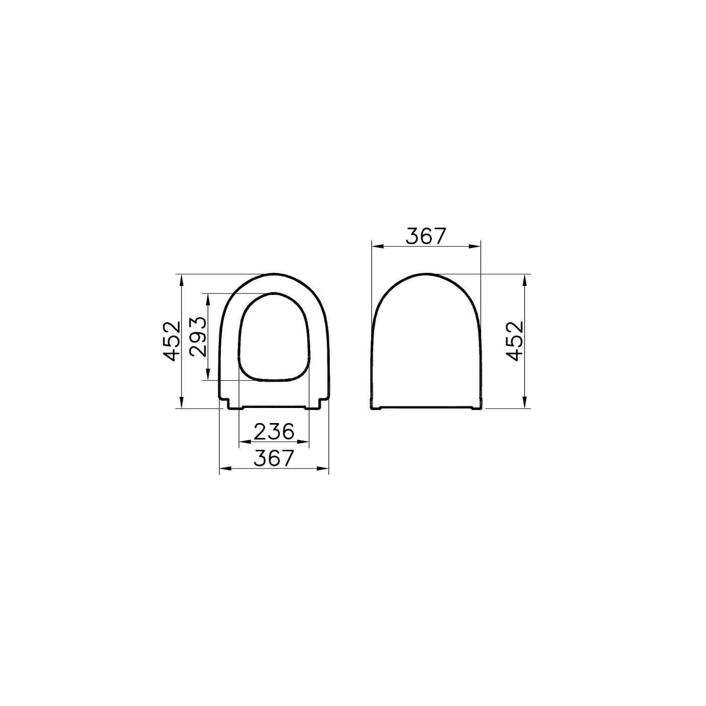 Zestaw Miska Wisząca Sento Z Deską Wolnoopadającą Sento 7748-B003-0075+120-003R009 Vitra Zestaw Miska Wisząca Sento Z Deską Wolnoopadającą Sento 7748-B003-0075+120-003R009 Vitra