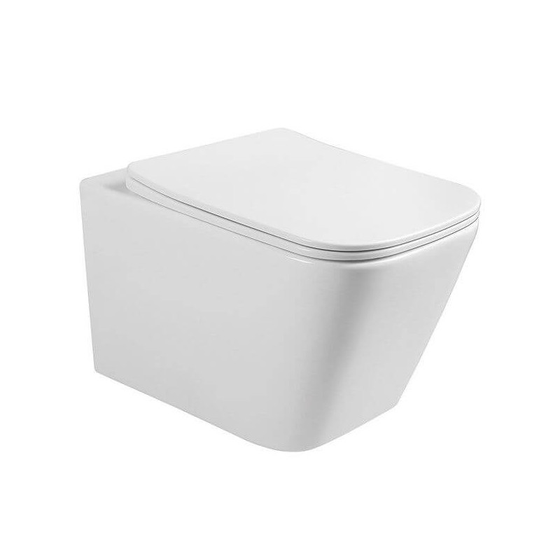 Muszla Wisząca Bit 51x34,5 cm + Deska L-014 Wana Muszla Wisząca Bit 51x34,5 cm + Deska L-014 Wana