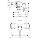 Bateria Prysznicowa Talis S Chrom 72600000 Hansgrohe Bateria Prysznicowa Talis S Chrom 72600000 Hansgrohe