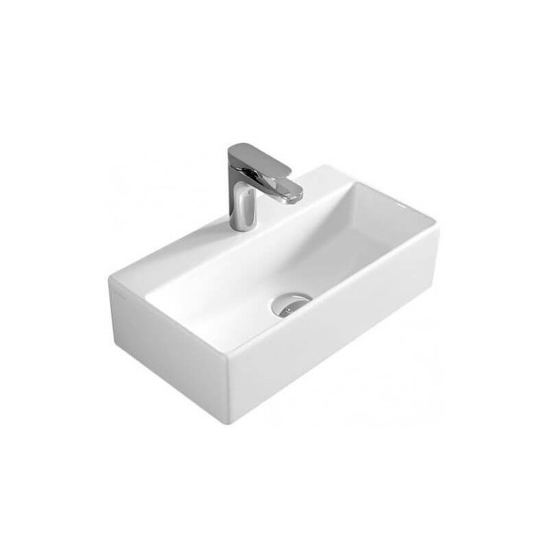 Umywalka Wisząca/Nablatowa Quadro 50x27 QUL0010100 Artceram Umywalka Wisząca/Nablatowa Quadro 50x27 QUL0010100 Artceram