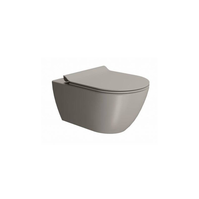 Zestaw WC 55 cm Tortora Mat 881505+MS86CSN05+FISR Gsi Zestaw WC 55 cm Tortora Mat 881505+MS86CSN05+FISR Gsi