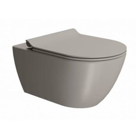 Zestaw WC 55 cm Tortora Mat 881505+MS86CSN05+FISR Gsi