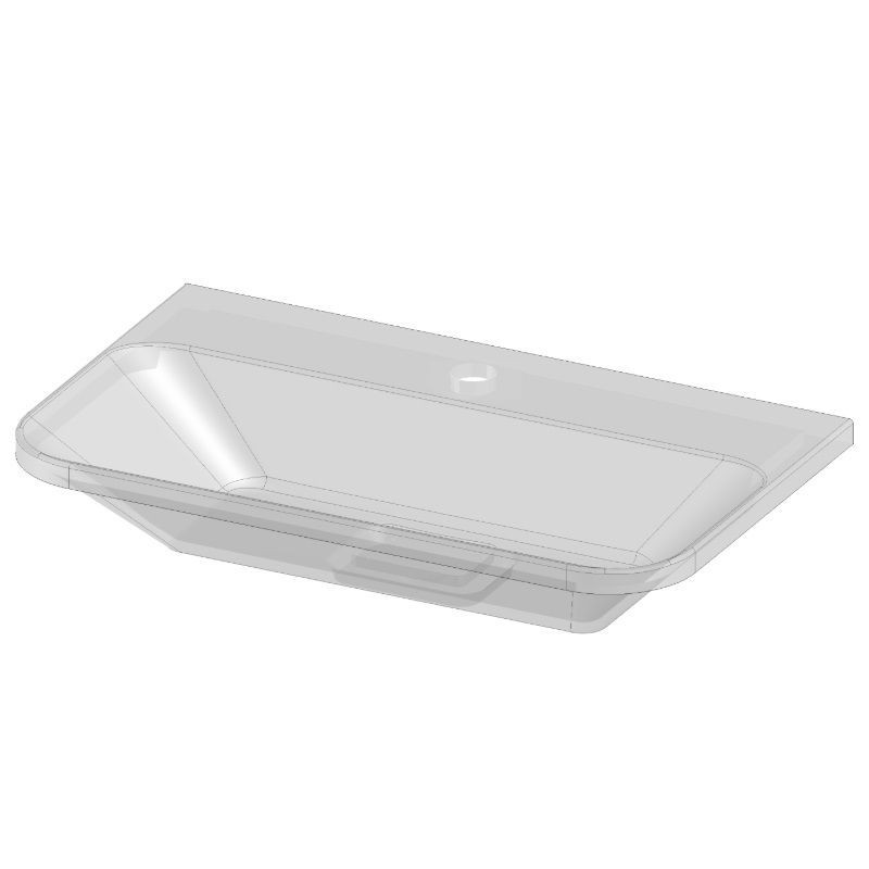 Umywalka Gloria 2.0 70x42 Z Otworem Na Baterię UM-GLORIA70 Devo Umywalka Gloria 2.0 70x42 Z Otworem Na Baterię UM-GLORIA70 Devo