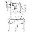 Bateria Prysznicowa Talis E Chrom 71760000 Hansgrohe Bateria Prysznicowa Talis E Chrom 71760000 Hansgrohe