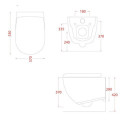 Zestaw File 2.0 Miska WC Z Deską Wolnoopadającą FLV0041730+FLA01417 Artceram Zestaw File 2.0 Miska WC Z Deską Wolnoopadającą FLV0041730+FLA01417 Artceram