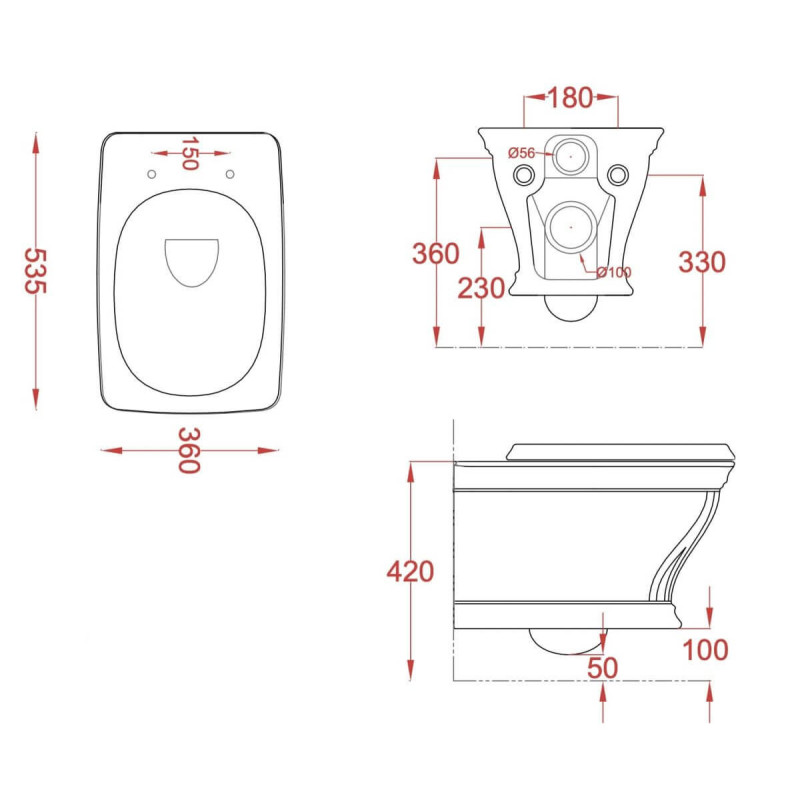 Zestaw Civitas Miska WC Z Deską Wolnoopadającą CIV0010100+CIA100171 Artceram Zestaw Civitas Miska WC Z Deską Wolnoopadającą CIV0010100+CIA100171 Artceram
