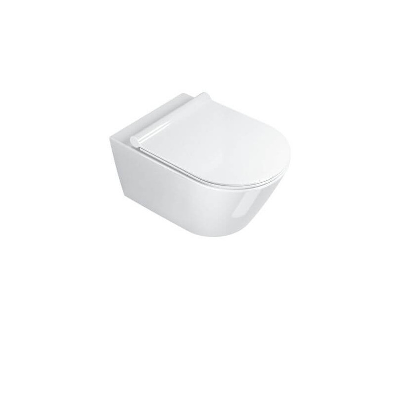 Miska Wisząca WC Newflush Zero Biały Połysk 50x35 1VSZ50R00+5SCSTP00+5KFST00 Catalano Miska Wisząca WC Newflush Zero Biały Połysk 50x35 1VSZ50R00+5SCSTP00+5KFST00 Catalano