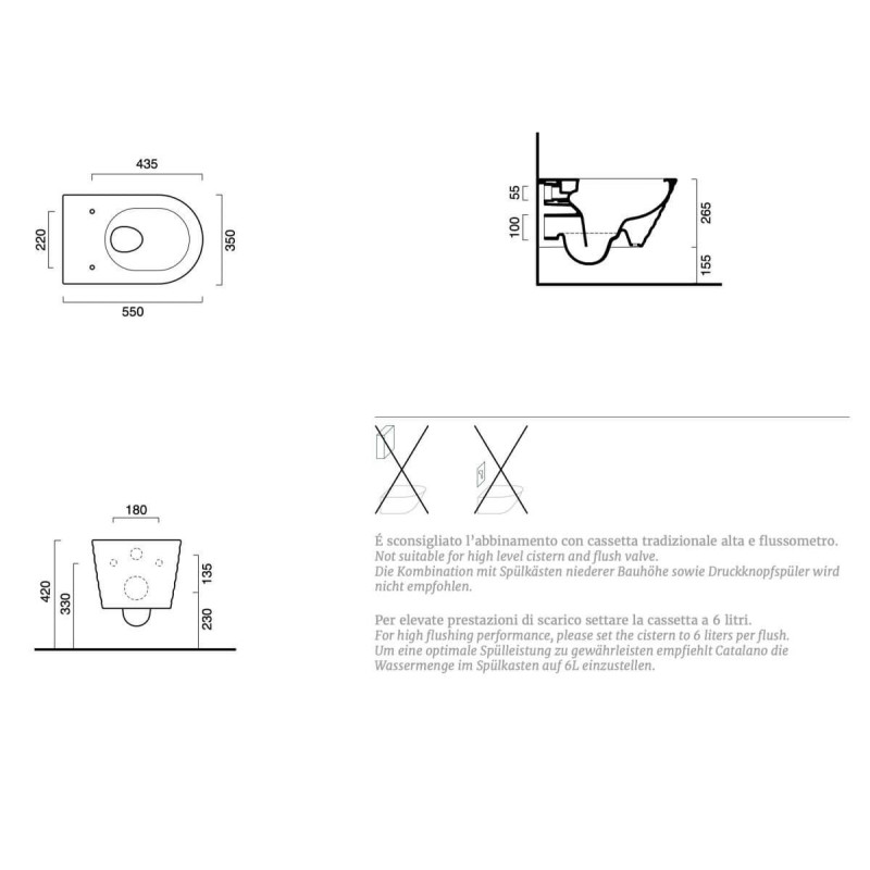 Miska Z Deską Wolnoopadającą Colori Czarny 35x55 1VS55NRNS+KFST00+5SCSTPNS Catalano Miska Z Deską Wolnoopadającą Colori Czarny 35x55 1VS55NRNS+KFST00+5SCSTPNS Catalano
