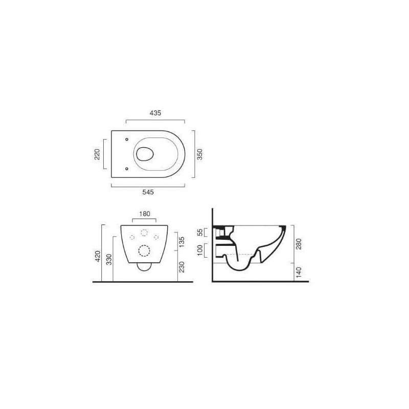 Miska Z Deską Wolnoopadającą Colori Szary Mat 54x35 1VSF54RCS+KFST00+5SCSTPCS Catalano Miska Z Deską Wolnoopadającą Colori Szary Mat 54x35 1VSF54RCS+KFST00+5SCSTPCS Catalano