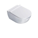 Miska WC Z Deską Wolnoopadającą Sfera Biały Połysk + Zestaw Montażowy 1VSF54R00+5KFST00+5SCSTP00 Catalano Miska WC Z Deską Wolnoopadającą Sfera Biały Połysk + Zestaw Montażowy 1VSF54R00+5KFST00+5SCSTP00 Catalano