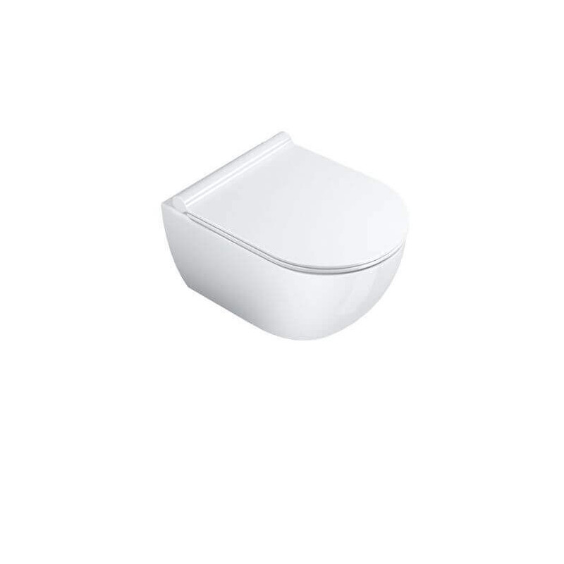 Miska Z Deską Wolnoopadającą Sfera Biały 1VSS50R00+5KFST00+5SCSTP00 Catalano Miska Z Deską Wolnoopadającą Sfera Biały 1VSS50R00+5KFST00+5SCSTP00 Catalano